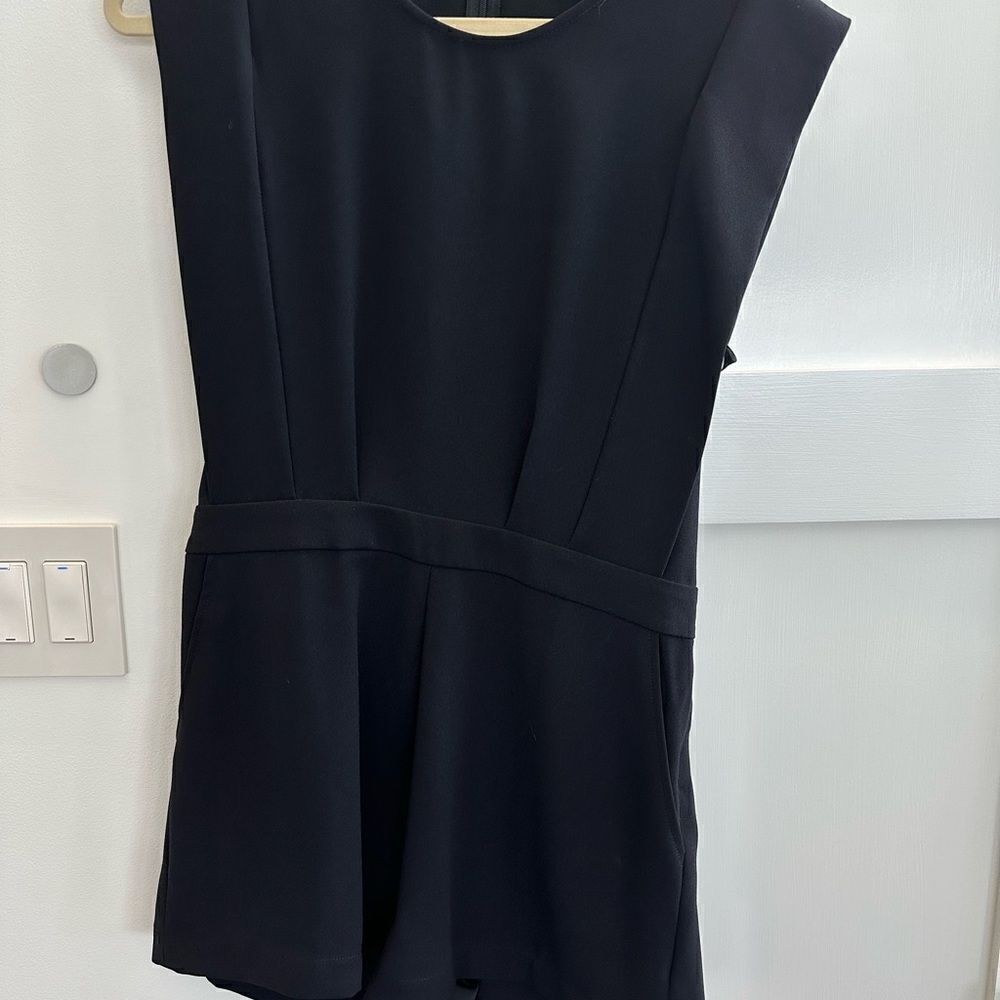 IRO black sleeveless romper. Size 40 or 6